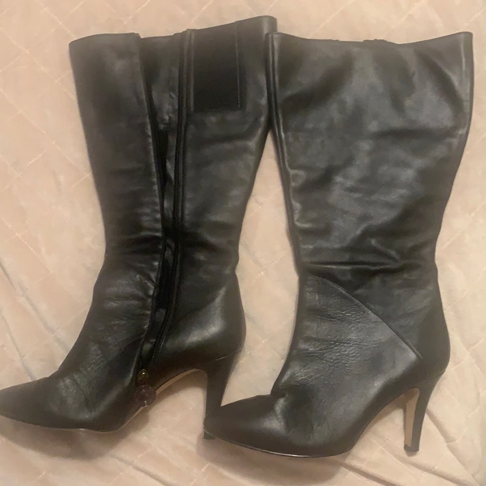 Ladies WIDE mid calf boot